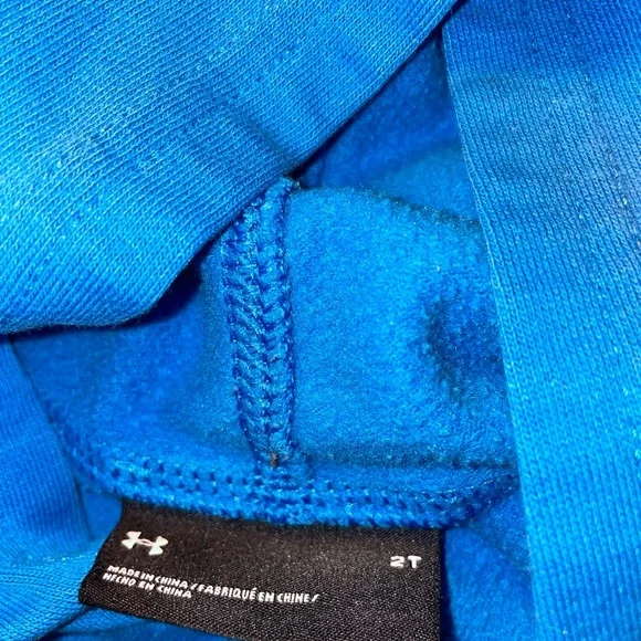UNDER ARMOUR TODDLER HOODIE🔵🟢 - Picture 4 of 6